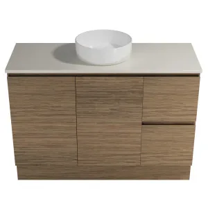 Nevada Vanity 1200 Floor Standing Centre Basin Silksurface AC Top by Beaumont Tiles, a Vanities for sale on Style Sourcebook