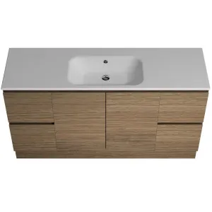 Nevada Vanity 1500 Floor Standing Centre Bowl Haven Dolomite Top by Beaumont Tiles, a Vanities for sale on Style Sourcebook