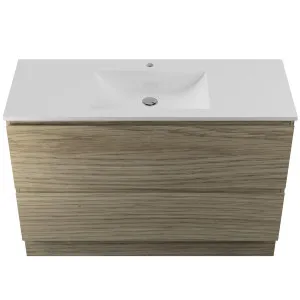 Nevada Plus Vanity 1200 Floor Standing Drawers Only Centre Bowl Regal Mineral Composite Top by Beaumont Tiles, a Vanities for sale on Style Sourcebook