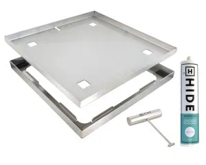 Skimmer lid Access cover kit 342mmx12-16mm by Skimmer Lids, a Shower Grates & Drains for sale on Style Sourcebook