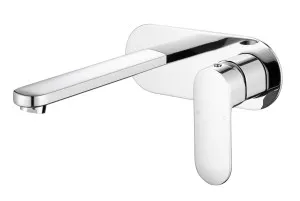 Arte Wall Basin Set Straight 200 Chrome by ACL, a Bathroom Taps & Mixers for sale on Style Sourcebook