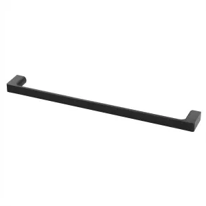 Gloss Towel Rail Single 600 Matte Black by PHOENIX, a Towel Rails for sale on Style Sourcebook