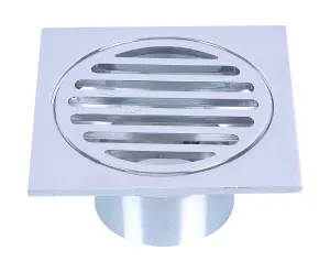 AW Grate Sq 89x89x80 to 50mm CP by AW, a Shower Grates & Drains for sale on Style Sourcebook