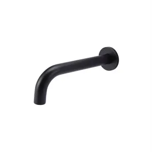 Round Bath Outlet Curved 212 Matte Black by Meir, a Bathroom Taps & Mixers for sale on Style Sourcebook