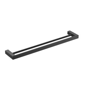 Platz Double Towel Rail 800 Matt Black by Haus25, a Towel Rails for sale on Style Sourcebook