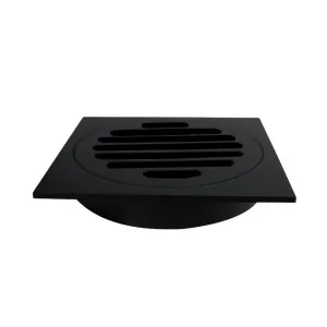 Roberts Grate Matt Black Square 60x60x50mm by Roberts, a Shower Grates & Drains for sale on Style Sourcebook