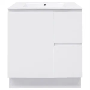 Goulburn 750 Vanity Kick Doors & Drawers with Ceramic Basin Top by Duraplex, a Vanities for sale on Style Sourcebook