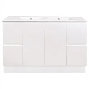 Goulburn 1500 Vanity Kick Doors & Drawers with Ceramic Basin Top by Duraplex, a Vanities for sale on Style Sourcebook