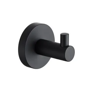 Misha Round Robe Hook Matt Black by Haus25, a Shelves & Hooks for sale on Style Sourcebook