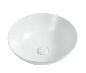 Ronda Vessel Basin NTH 405x405 Ceramic Matt White by Zumi, a Basins for sale on Style Sourcebook