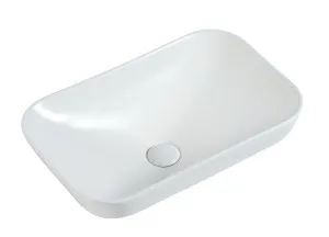 Goccia Insert Basin NTH 515x340 Ceramic Matte White by Zumi, a Basins for sale on Style Sourcebook