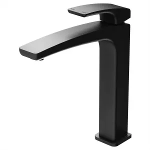 Rush Vessel Basin Mixer Matte Black by null, a Bathroom Taps & Mixers for sale on Style Sourcebook