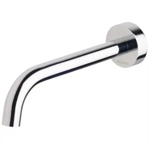 Vivid Slimline Bath Outlet Curved 180 Chrome by PHOENIX, a Bathroom Taps & Mixers for sale on Style Sourcebook