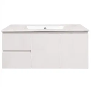 Goulburn 900 Vanity Wall Hung Doors & Drawers with Ceramic Basin Top by Duraplex, a Vanities for sale on Style Sourcebook