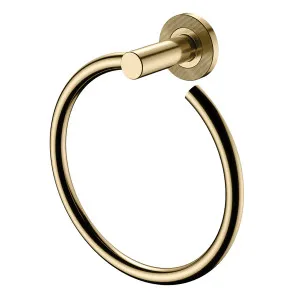 Axle Towel Ring Urban Brass by Fienza, a Towel Rails for sale on Style Sourcebook