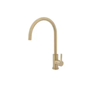 Sansa Sink Mixer Gooseneck 205 Urban Brass by Fienza, a Kitchen Taps & Mixers for sale on Style Sourcebook