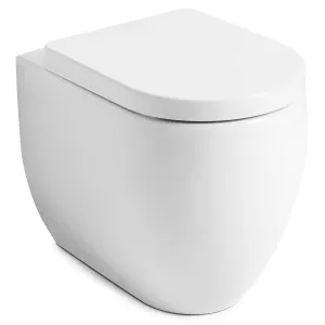 Flo Rimless In-wall Toilet Suite S&P Trap Gloss White by NR, a Toilets & Bidets for sale on Style Sourcebook