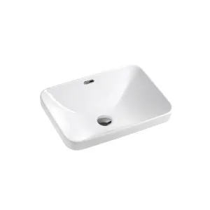 Marki Semi Insert Basin NTH Ceramic 460x330 Gloss White by BUK, a Basins for sale on Style Sourcebook