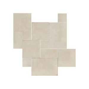 Pierre Blanco Limestone Textured French Pattern Tile by Beaumont Tiles, a Natural Stone Tiles for sale on Style Sourcebook