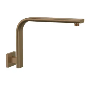 Platz Curved Shower Arm 337 Brushed Copper by Haus25, a Shower Heads & Mixers for sale on Style Sourcebook