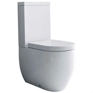 Flo Rimless Back To Wall Toilet Suite S&P Trap Gloss White by NR, a Toilets & Bidets for sale on Style Sourcebook