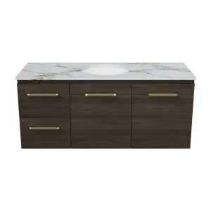 Hunter Vanity Wall Hung 1200 Centre WG Basin SilkSurface UC Top by Timberline, a Vanities for sale on Style Sourcebook