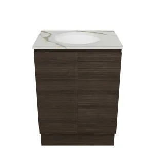 Hunter Vanity Floor Standing 600 Centre WG Basin SilkSurface UC Top by Timberline, a Vanities for sale on Style Sourcebook