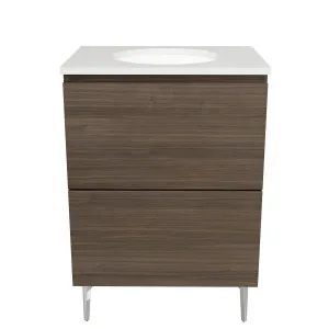 Hunter Plus Vanity On Legs 600 Centre WG Basin SilkSurface UC Top by Timberline, a Vanities for sale on Style Sourcebook