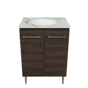 Hunter Vanity On Legs 600 Centre WG Basin SilkSurface UC Top by Timberline, a Vanities for sale on Style Sourcebook