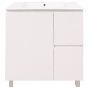 Goulburn 750 Vanity With Legs Doors & Drawers with Ceramic Basin Top by Duraplex, a Vanities for sale on Style Sourcebook