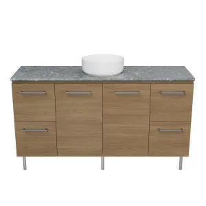 Hunter Vanity On Legs 1500 Centre WG Basin SilkSurface AC Top by Timberline, a Vanities for sale on Style Sourcebook