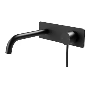 Vivid Slimline SwitchMix Wall Basin/Bath Mixer Set 180 Trim Kit Matte Black by PHOENIX, a Bathroom Taps & Mixers for sale on Style Sourcebook