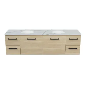 Hunter Vanity Wall Hung 1800 Double WG Basins SilkSurface UC Top by Timberline, a Vanities for sale on Style Sourcebook