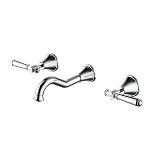 Clasico 3 Piece Bath Set Chrome by Ikon, a Bathroom Taps & Mixers for sale on Style Sourcebook