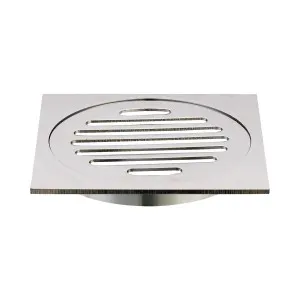 Haus 25 Grate Sq 110x110x100mm Brushed Nickel by Haus25, a Shower Grates & Drains for sale on Style Sourcebook