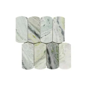 Titan Olive Marble-NP Armour Honed Mosaic by Beaumont Tiles, a Mosaic Tiles for sale on Style Sourcebook