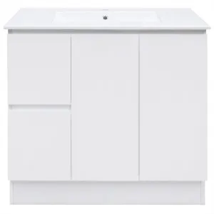 Goulburn 900 Vanity Kick Doors & Drawers with Ceramic Basin Top by Duraplex, a Vanities for sale on Style Sourcebook