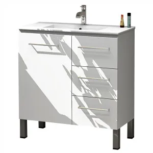 Florida 800 Vanity Ensuite Doors & Drawers with Ceramic Basin Top by Timberline, a Vanities for sale on Style Sourcebook