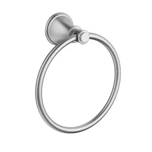 Clasico Towel Ring Brushed Nickel by Ikon, a Towel Rails for sale on Style Sourcebook