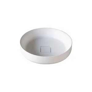 Bonn Round Vessel Basin Stone 450 Matte White by Kaskade Stone, a Basins for sale on Style Sourcebook