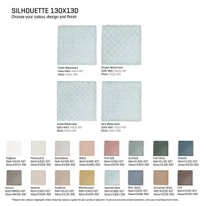 Silhouette Structured Decor Tile by Beaumont Tiles, a Moroccan Look Tiles for sale on Style Sourcebook