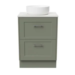 McLaren Vanity Floor Standing 600 Centre WG Basin SilkSurface AC Top by Timberline, a Vanities for sale on Style Sourcebook