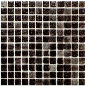 Beirut Blend Black Glass Natural Product Gloss Mosaic by Beaumont Tiles, a Mosaic Tiles for sale on Style Sourcebook