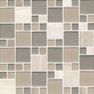 Inventory Lemongrass Mix Natural Product Square Various Mosaic by Beaumont Tiles, a Mosaic Tiles for sale on Style Sourcebook