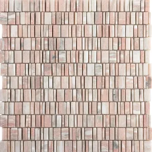 Mayan Norwegian Rose Marble Natural Product Tumbled Mosaic by Beaumont Tiles, a Mosaic Tiles for sale on Style Sourcebook