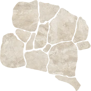 Pompeii Travertine CrazyPave Crema Microtec Textured Tile (Box 1.44m2) by Beaumont Tiles, a Porcelain Tiles for sale on Style Sourcebook