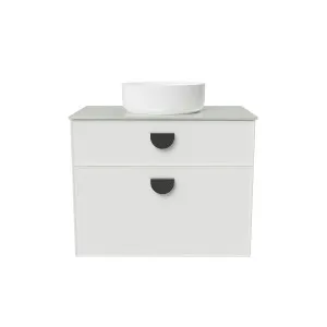 Clare Vanity Wall Hung 750 Centre WG Basin SilkSurface AC Top by Timberline, a Vanities for sale on Style Sourcebook