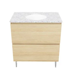 Hunter Plus Vanity On Legs 750 Centre WG Basin SilkSurface UC Top by Timberline, a Vanities for sale on Style Sourcebook