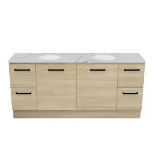 Hunter Vanity Floor Standing 1800 Double WG Basins SilkSurface UC Top by Timberline, a Vanities for sale on Style Sourcebook