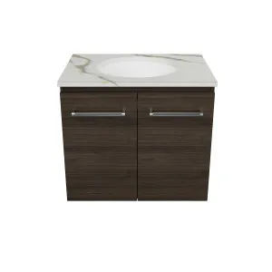 Hunter Vanity Wall Hung 600 Centre WG Basin SilkSurface UC Top by Timberline, a Vanities for sale on Style Sourcebook